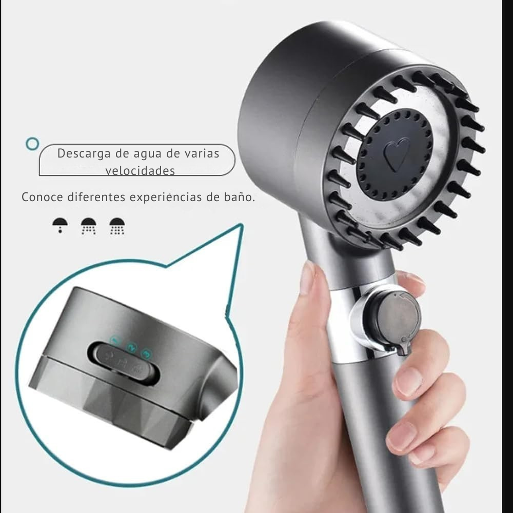 TurboMist™ Ducha multifuncional de alta presión