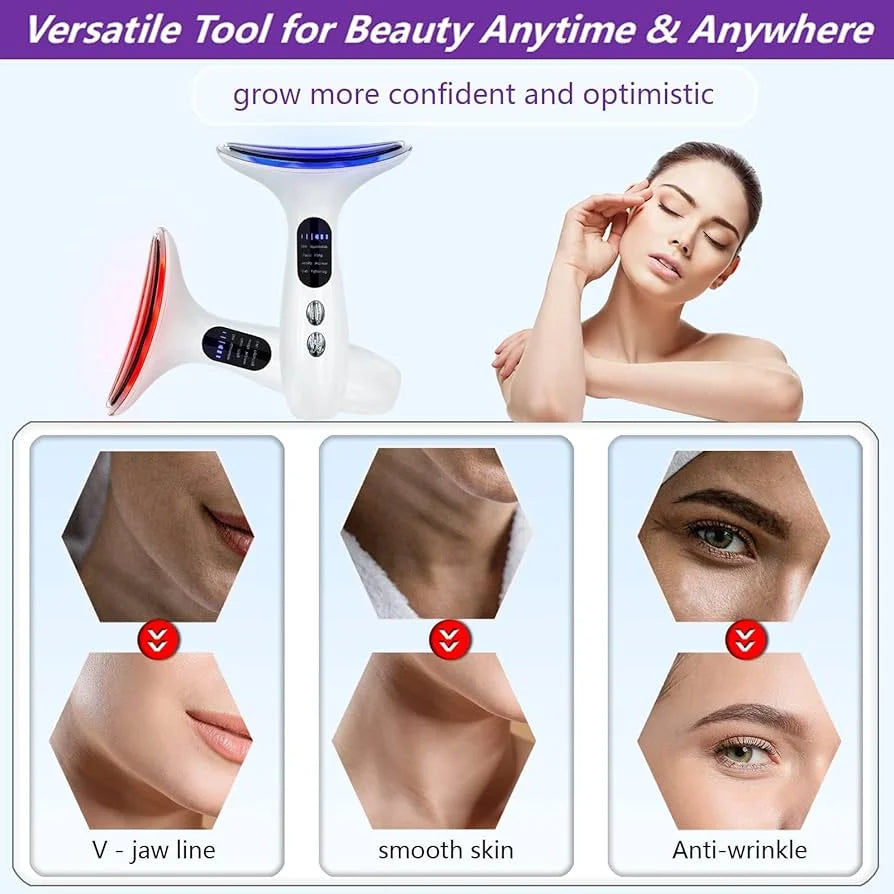 Masajeador y estiramiento facial 7 modos