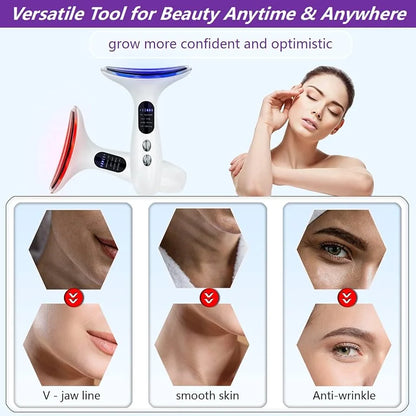 Masajeador y estiramiento facial 7 modos