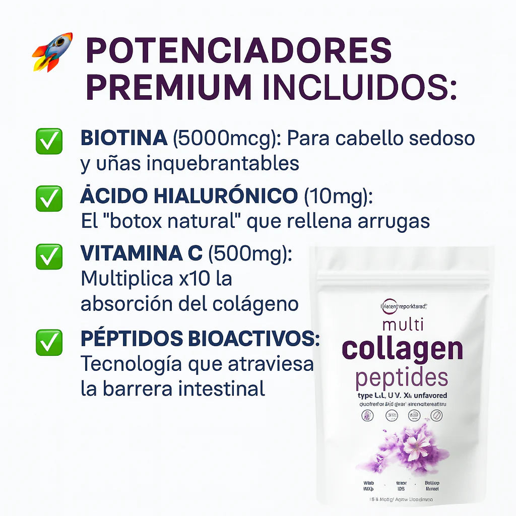 Multi Collagen™ Peptidos de Colageno