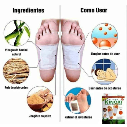 FootGlow™ Parche para Pies Kinoki